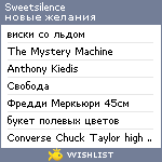 My Wishlist - sweetsilence