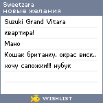 My Wishlist - sweetzara