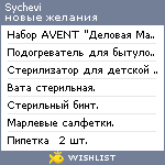 My Wishlist - sychevi