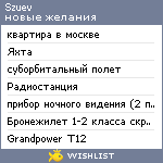 My Wishlist - szuev