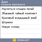 My Wishlist - t_pott