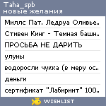 My Wishlist - taha_spb
