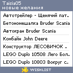 My Wishlist - taisia05