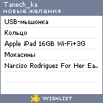 My Wishlist - tanech_ka