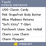 My Wishlist - taschi