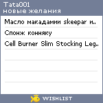 My Wishlist - tata001