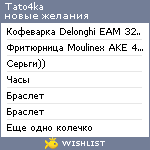 My Wishlist - tato4ka