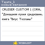 My Wishlist - tayata_k