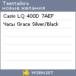 My Wishlist - teentadora