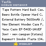 My Wishlist - teofilo