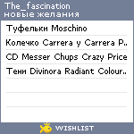 My Wishlist - the_fascination