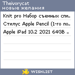 My Wishlist - theivorycat