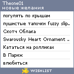 My Wishlist - theone01