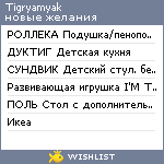 My Wishlist - tigryamyak