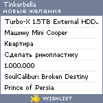 My Wishlist - tinkerbella