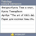 My Wishlist - tinkichigo