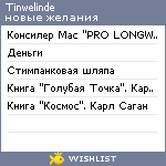 My Wishlist - tinwelinde