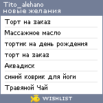 My Wishlist - tito_alehano