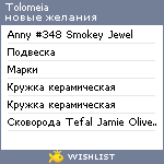 My Wishlist - tolomeia