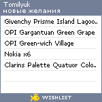 My Wishlist - tomilyuk