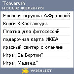 My Wishlist - tonyaryzh