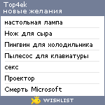 My Wishlist - top4ek