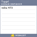 My Wishlist - topgirl