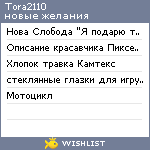 My Wishlist - tora2110