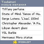 My Wishlist - toudaimori