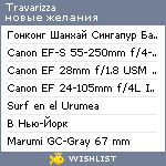 My Wishlist - travarizza