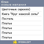 My Wishlist - trifonova_2307