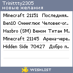 My Wishlist - trinittty2305