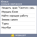 My Wishlist - trunko