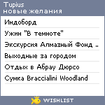 My Wishlist - tupius