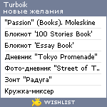 My Wishlist - turboik