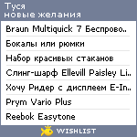 My Wishlist - tusyanych