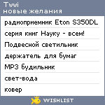 My Wishlist - twwi