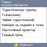 My Wishlist - tyv78