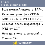 My Wishlist - u264