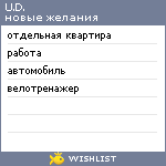 My Wishlist - ulaldk