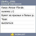 My Wishlist - ule4ka_1986