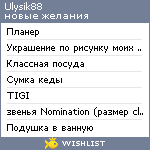 My Wishlist - ulysik88