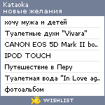 My Wishlist - umanskaya