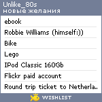 My Wishlist - unlike_80s