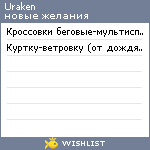 My Wishlist - uraken