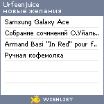 My Wishlist - urfeenjuice