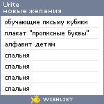 My Wishlist - urite