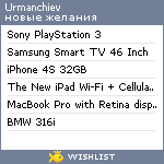 My Wishlist - urmanchiev