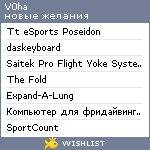 My Wishlist - v0ha