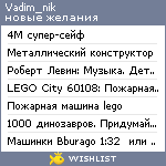 My Wishlist - vadim_nik